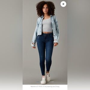 AE Next Level Curvy V waisted high waisted jegging